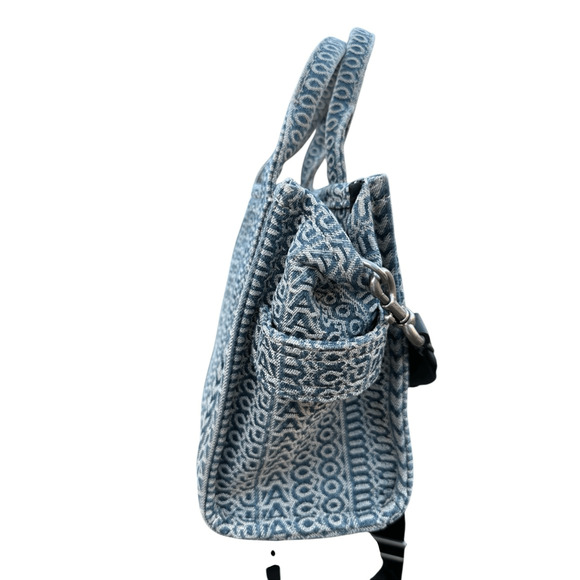 Marc Jacobs Women’s The Tote Bag Denim Blue Crossbody - Picture 4 of 11